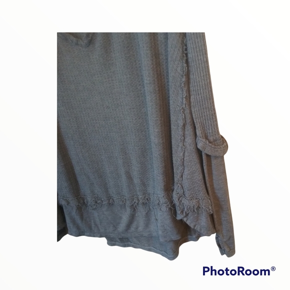 We The Free Free People Oversized Thermal Shirt - Picture 4 of 9